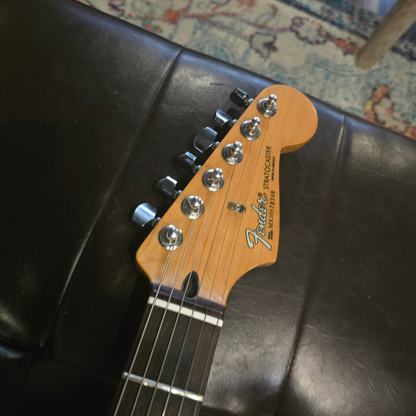 2011 Fender Lone Star Deluxe Strat - Black Stratocaster - Texas Specials + Pearly Gates HSS