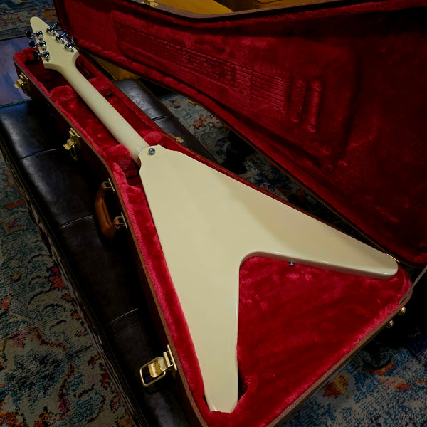 2023 Gibson 1970s Flying V - Classic White - w/ OHSC