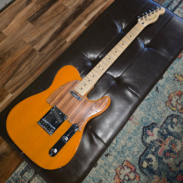 2015 Fender Squier Telecaster - Buterscotch Tele - w/ Custom Shop Pickups - Gig Bag