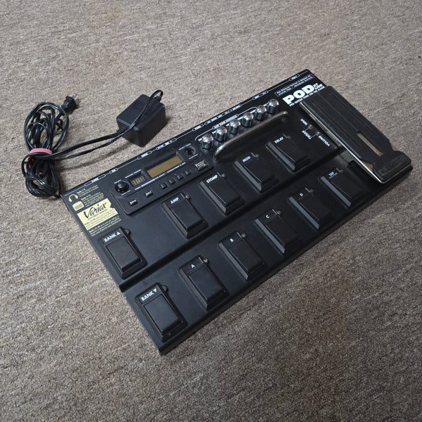 Used Line 6 POD XT Guitar Floor Pedal Effects Processor - Works but not perfect!