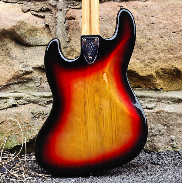 1975 Fender Jazz Bass - Sunburst - Maple - w/ OHSC
