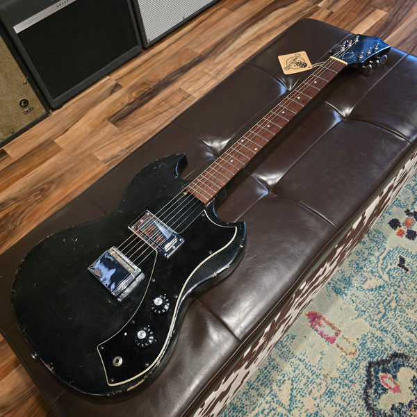 1970 Guild S-50 - Black - w/ Case