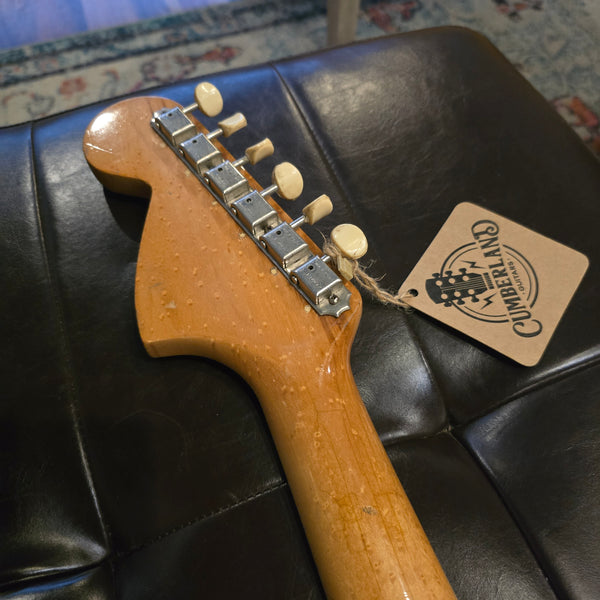 1966 Fender Musicmaster - Offset Body 24" Scale - Refin Black - w/OHSC