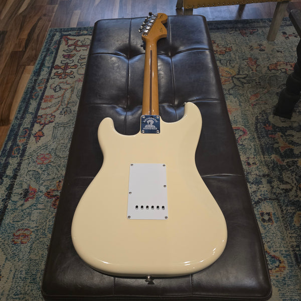 2024 Fender Hendrix Stratocaster - Olympic White w/ Upgrades and Hardshell Case Strat