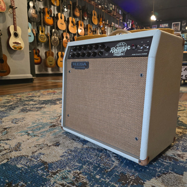 Used Mesa/Boogie Dual Rectifier Maverick 1x12 Tube Combo Amp - Blonde w/Cover