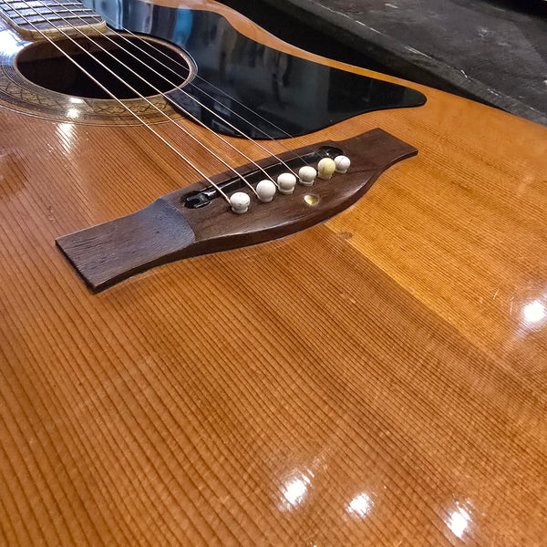 Early 1970's Univox MIJ Dreadnaught - Flame Maple Sunburst - Sold Woods - w/OHSC