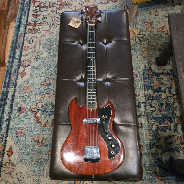 Early 1970s Kay K-1B Short Scale Bass - SG Body - w/ Gig Bag