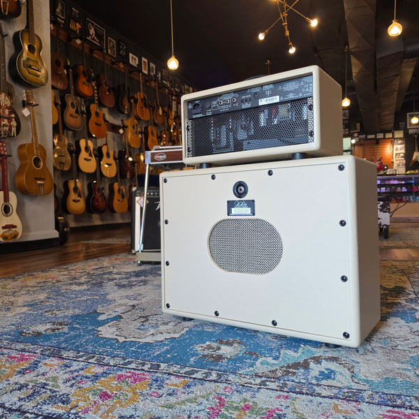 Used PRS DGT 15 Head + Cabinet Stack - 15-watts - 1x12 - White - w/Footswitch