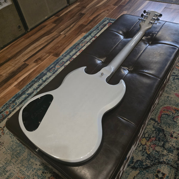 1969 Gibson SG Special - Refinished Silver - Humbuckers - w/ Chainsaw Case