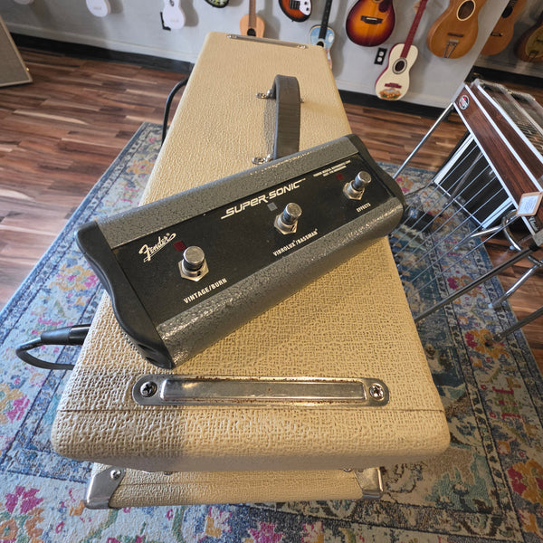 Used Fender Super-Sonic 60 Stack - Head + 4x12 Cabinet - Blonde
