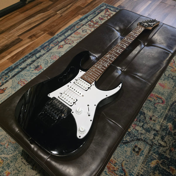 2022 Ibanez Steve Vai Jem Jr. - JEMJRBK - Black