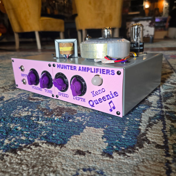 Hunter Amplifiers - The Keno Queenie - 5-watts Class A Handwired Tube Amp Head - Pink