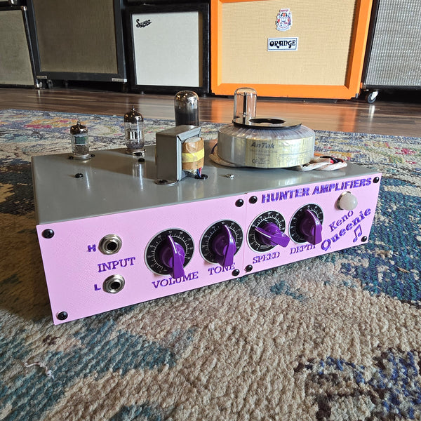 Hunter Amplifiers - The Keno Queenie - 5-watts Class A Handwired Tube Amp Head - Pink