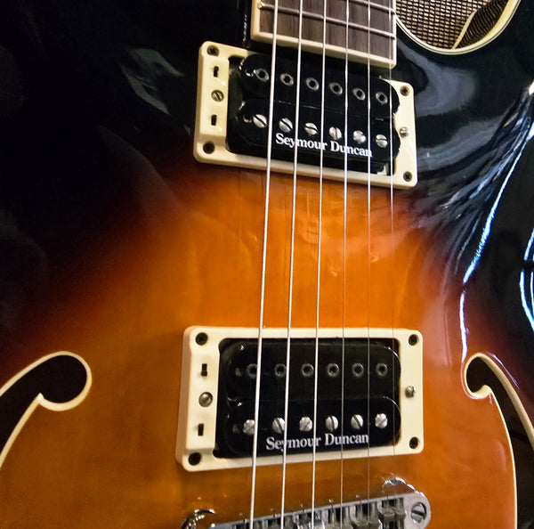 2004 Ibanez AS73-BS-12-01 Artcore Semi-Hollow - Sunburst w/ Upgrades and Case