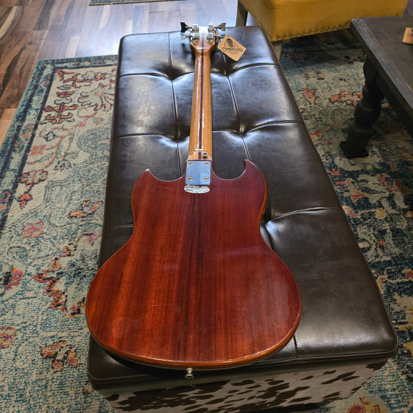 Early 1970s Kay K-1B Short Scale Bass - SG Body - w/ Gig Bag