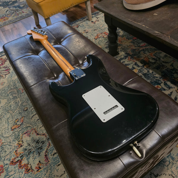 2011 Fender Lone Star Deluxe Strat - Black Stratocaster - Texas Specials + Pearly Gates HSS