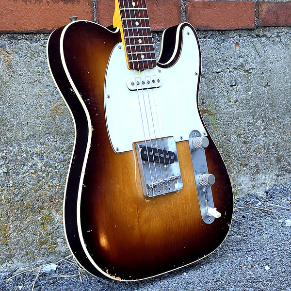Fender Partscaster Parts Tele Telecaster Custom - Sunburst w/ Gig Bag