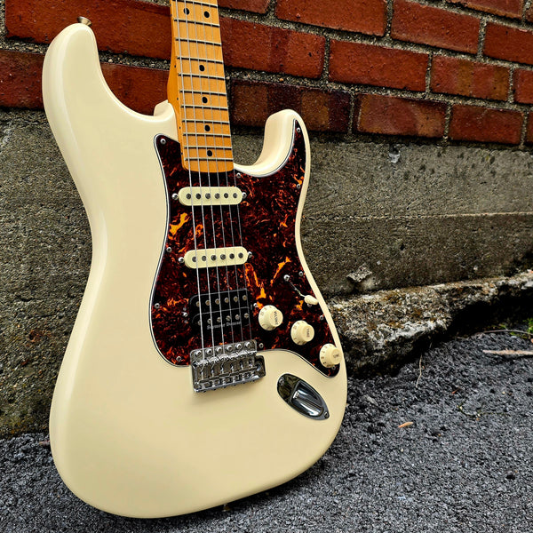 2024 Fender Hendrix Stratocaster - Olympic White w/ Upgrades and Hardshell Case Strat