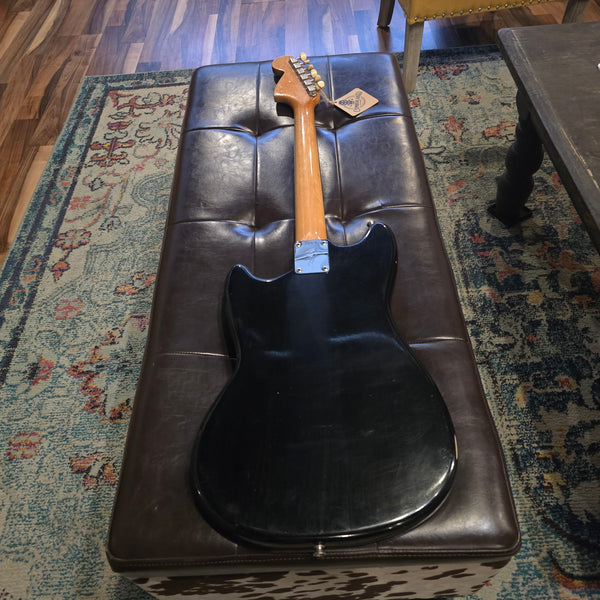 1966 Fender Musicmaster - Offset Body 24" Scale - Refin Black - w/OHSC