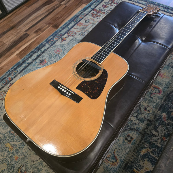 1977 Tama Hoshino TW-09 - Natural - Dreadnaught w/ Pickup and Case