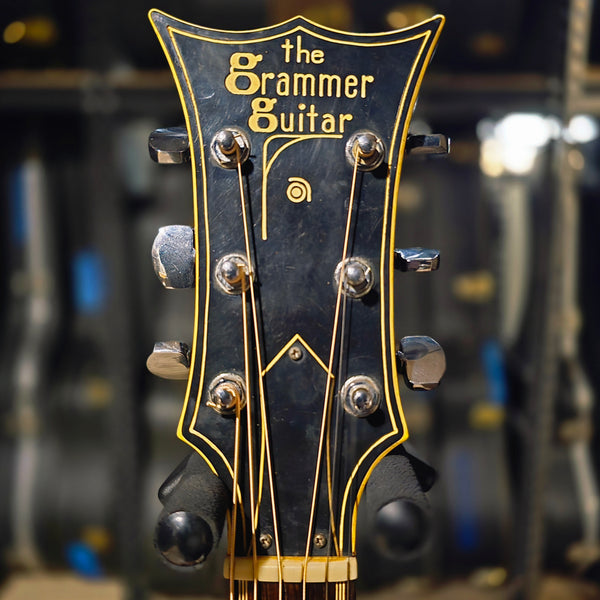 1969 Grammer / Ampeg G-30 - Mahogany Dreadnaught - Natural/Sunburst - w/Gig Bag