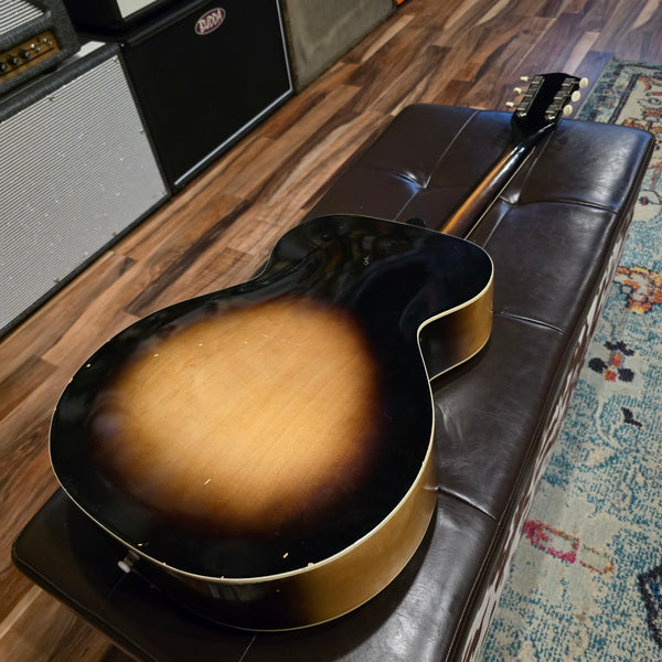 1962 Kay Archtop Acoustic Guitar - Sunburst - w/ Case