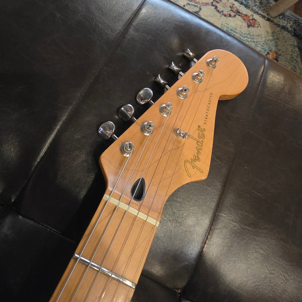 1996 Fender Jimmie Vaughn Tex Mex Stratocaster - MIM - Candy Apple Red - w/Hardshell Case