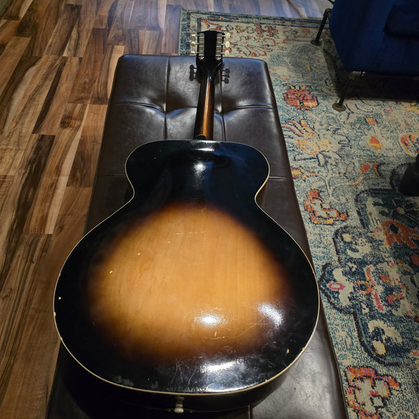 1962 Kay Archtop Acoustic Guitar - Sunburst - w/ Case