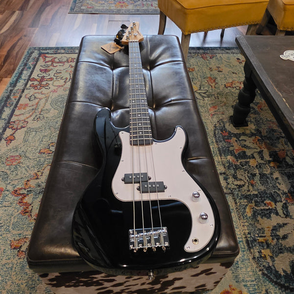 NOS Lyman LP-150 P-Style - Electric Bass - Black - w/Gig Bag