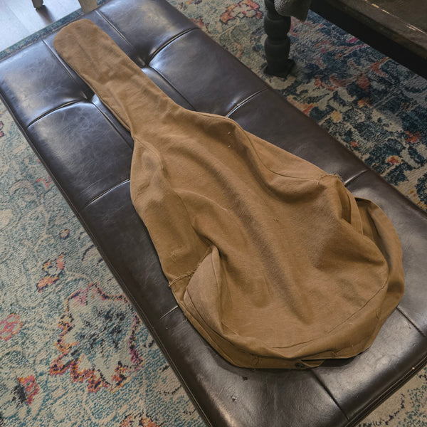 1930s Spiegel Vaquero - Amateur Hour 2 - Stencil Graphic Cowboy Musician Parlour Acoustic Guitar - w/ Bag