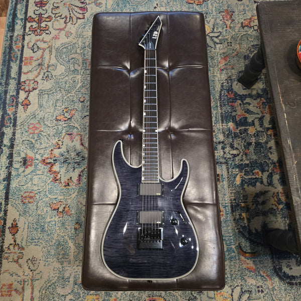 2020 ESP LTD MH-1000ET Deluxe - EverTune - 24v Mod - See Thru Black - w/Hard Case