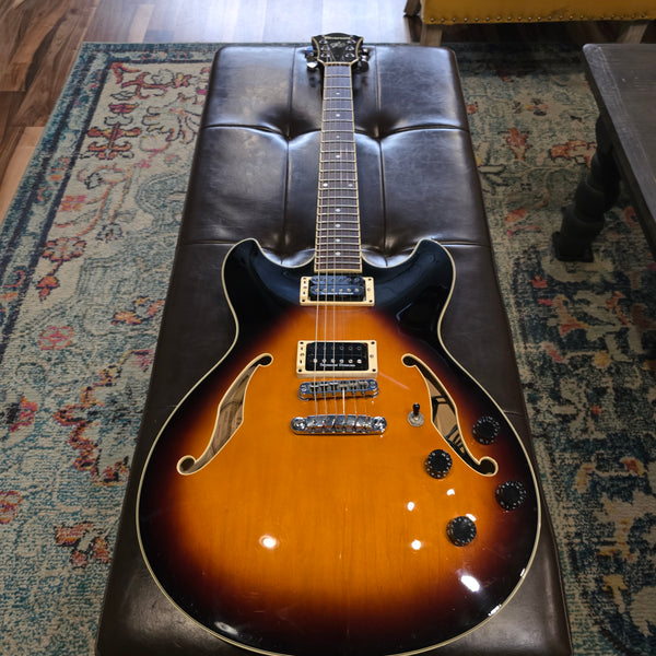 2004 Ibanez AS73-BS-12-01 Artcore Semi-Hollow - Sunburst w/ Upgrades and Case