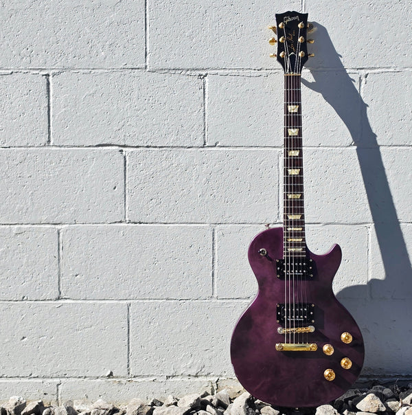 1975 Gibson Les Paul Deluxe - Refin - Purple - Humbucker - w/Hard Case