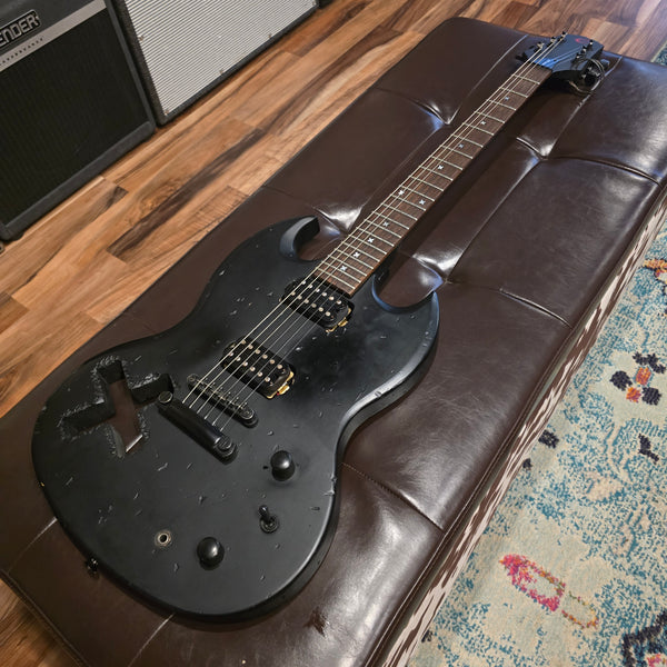 2001 Epiphone - Pierced - Gothic SG - Matte Black