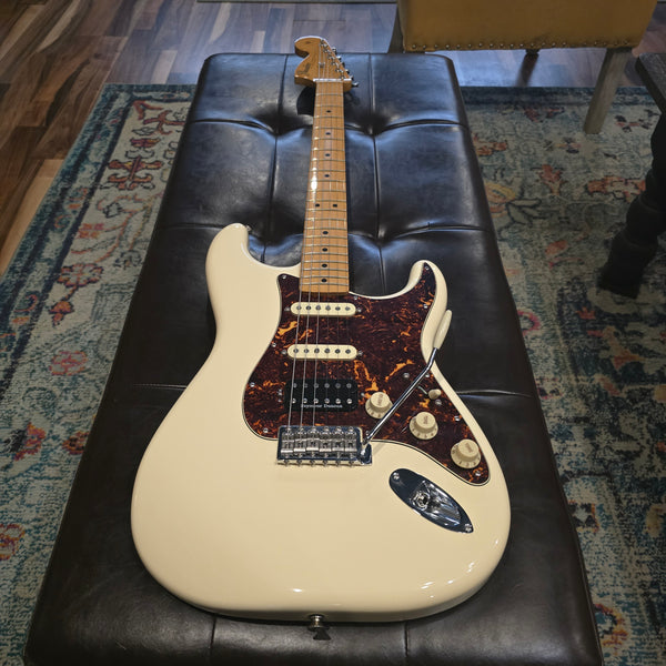 2024 Fender Hendrix Stratocaster - Olympic White w/ Upgrades and Hardshell Case Strat