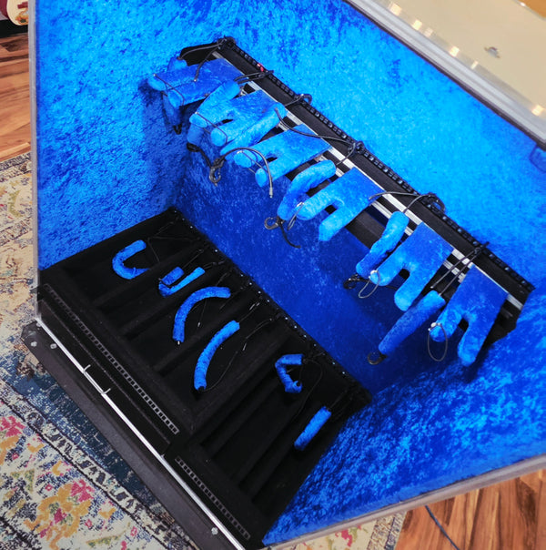 Mental Case - Touring Guitar Vault - Road Ready Case - White/Blue