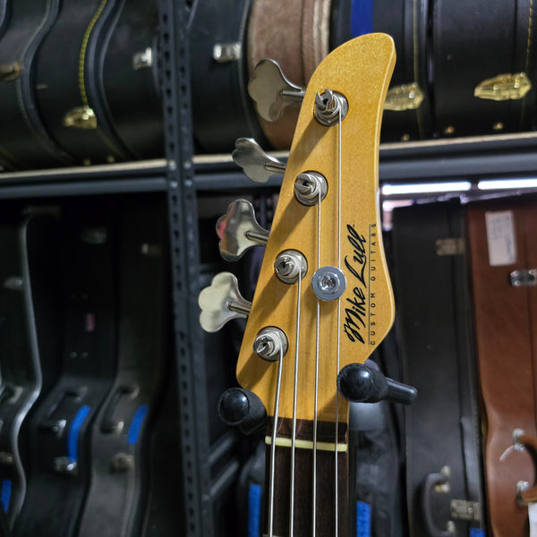 Mike Lull P4 Bass - Ice Blue Metallic - Brazilian Rosewood w/ Hardshell Case - P