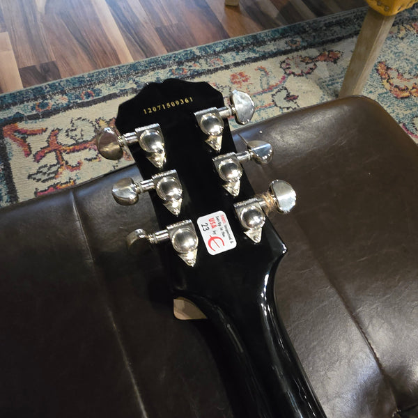2012 Epiphone Les Paul Studio  - Black - w/Hardshell Case