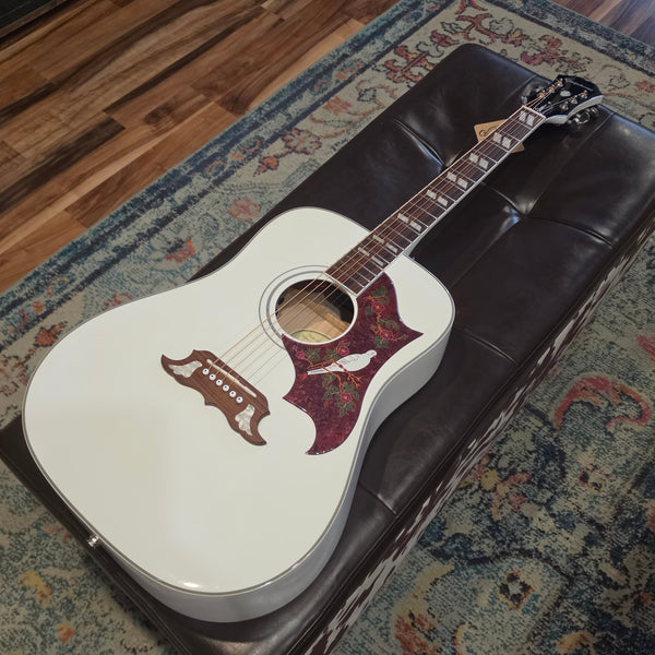 2025 Epiphone Dove Pro - Limited Edition - Acoustic Electric - Alpine White