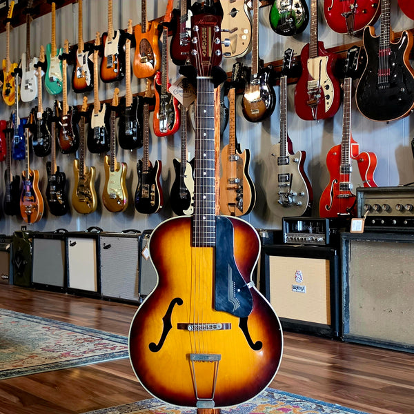 1962 Harmony Broadway H954 Auditorium Archtop Acoustic - w/Case