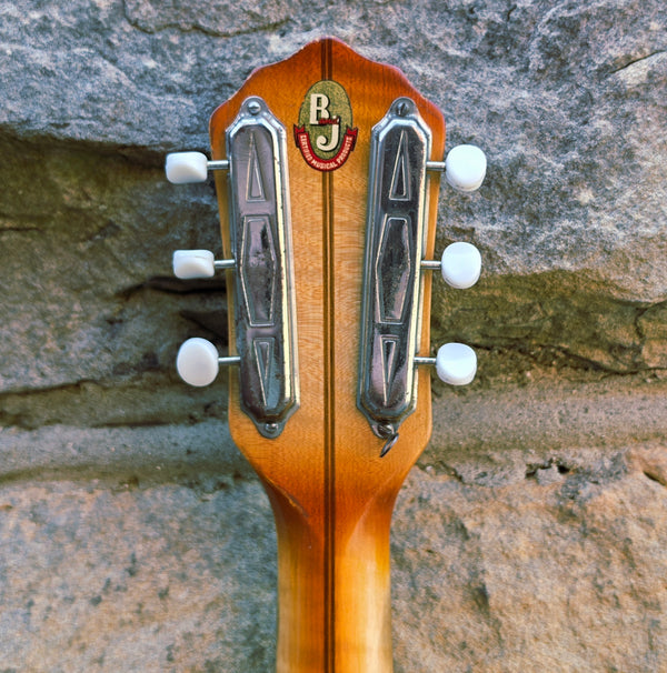 c. 1940 S.S. Stewart 17.25" Professional Archtop Guitar- Buegeleisen & Jacobson - Natural Blonde - w/Case