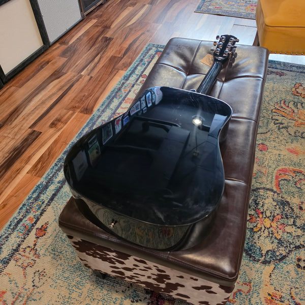 2023 Squier SA-150 - Dreadnought Acoustic - Black - w/Gig Bag