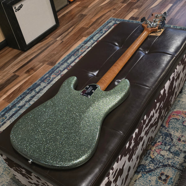 2019 Ernie Ball Music Man - Cutlass Bass - One of a Kind - Sea Foam Green Sparkle - w/OHSC