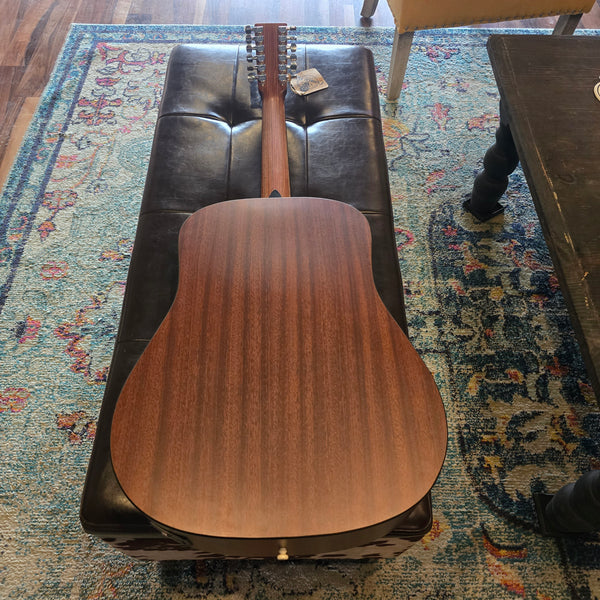 2017 Martin D12X1AE - 12-String Acoustic Electric Dreadnaught - Natural - w/Hardshell Case