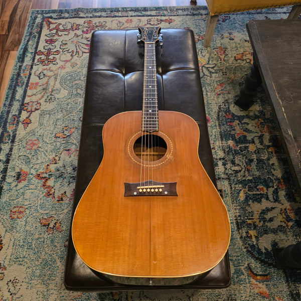 1969 Grammer / Ampeg G-30 - Mahogany Dreadnaught - Natural/Sunburst - w/Gig Bag