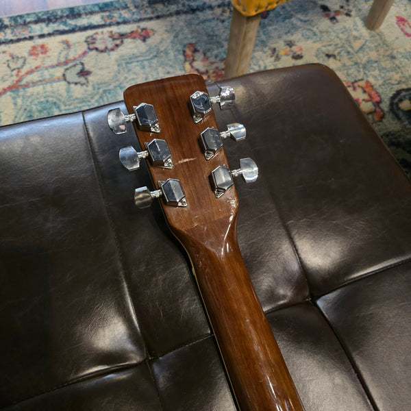 1971 Harmony H166 Dreadnaught Acoustic Guitar - Natural