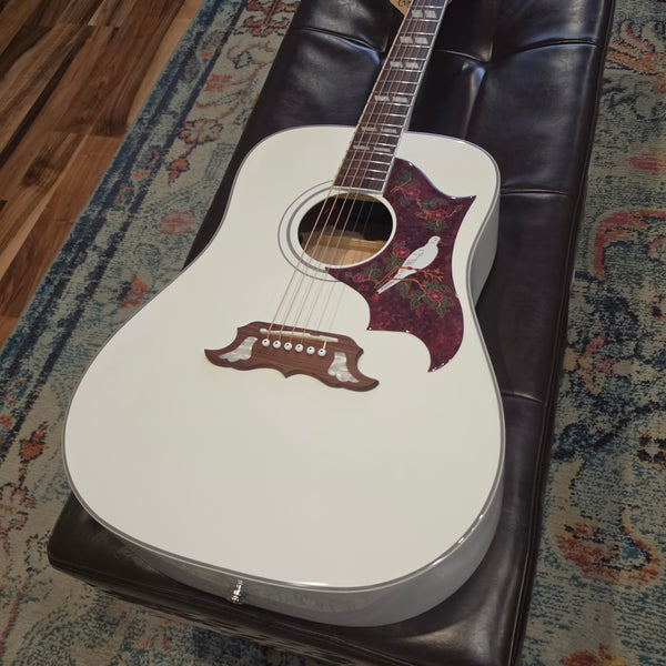2025 Epiphone Dove Pro - Limited Edition - Acoustic Electric - Alpine White
