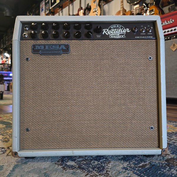 Used Mesa/Boogie Dual Rectifier Maverick 1x12 Tube Combo Amp - Blonde w/Cover