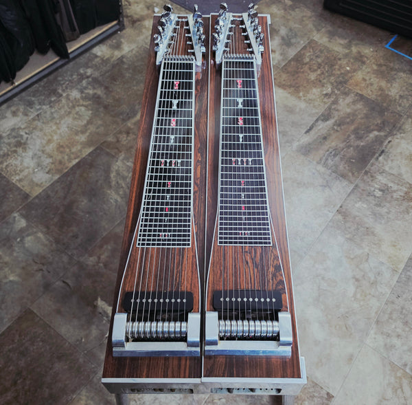 1974 MSA Classic D-10 E9/C6 8x2 Pedal Steel w/Case and 1980 Peavey LTD 400 1x15" Amp