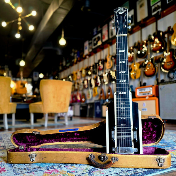 1935 - 1936 National Hawaiian - Rare Early Features - New Yorker - Lap Steel - w/ Case